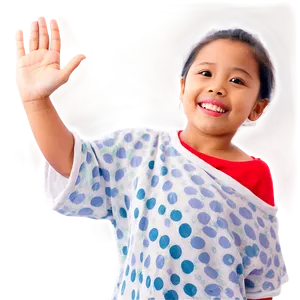 Person Waving B PNG Image