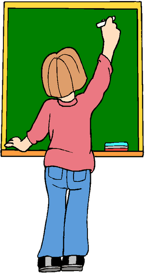 Clean The Blackboard Clipart Blackboard Learn Teacher - Cleaning The Blackboard Clipart, HD Png Download PNG with transparent background