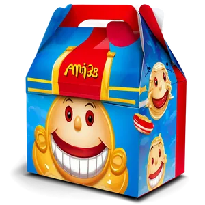 Personalized Happy Meal Box Art Png Kue PNG Image