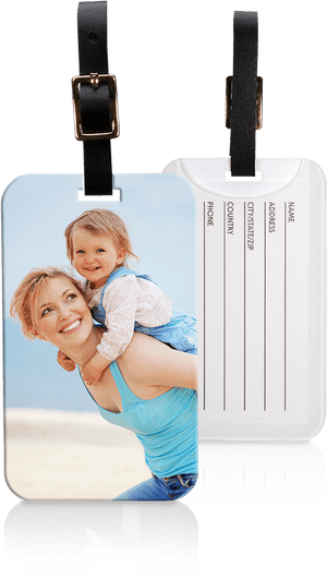 Acrylic Print Luggage Tags - Toddler, HD Png Download PNG image with transparent background