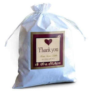 Personalized Thank You Bag Png 06292024 PNG Image