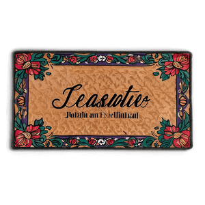 Personalized Welcome Mat PNG nim PNG