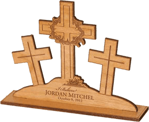 Engraved Wooden Cross Gift - Cross, HD Png Download PNG image with transparent background
