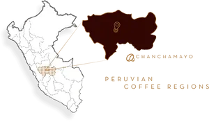 Peruvian Coffee Regions Map Chanchamayo PNG Image