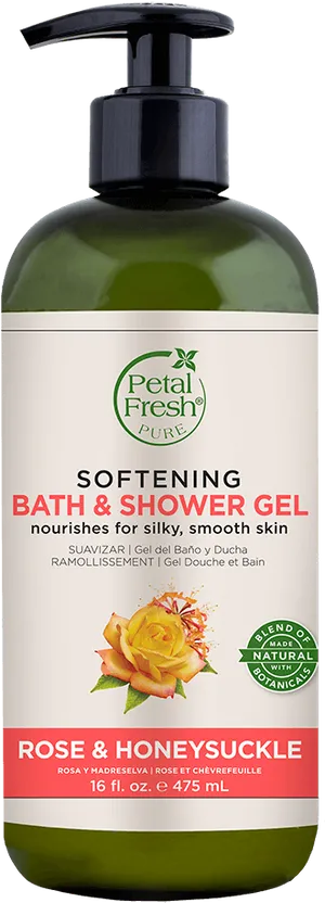 Petal Fresh Rose Honeysuckle Shower Gel PNG Image