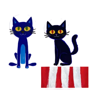 Pete The Cat Illustration Png 74 PNG Image