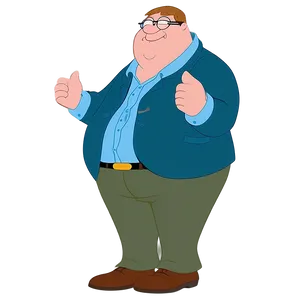 Peter Griffin Cartoon Character Png Gjc PNG Image