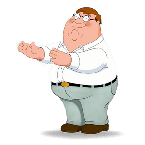 Peter Griffin in Action PNG 10 PNG image with transparent background