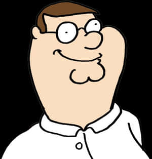Peter Griffin Portrait PNG image with transparent background