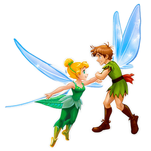 Peter Pan and Tinkerbell PNG eql59 PNG image with transparent background