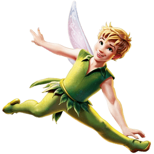 Peter Pan and Tinkerbell PNG frg PNG image with transparent background