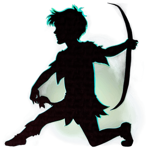 Peter Pan Silhouette PNG 06112024 PNG image with transparent background