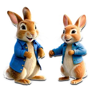 Peter Rabbit And Siblings Png Clu PNG Image