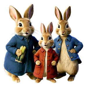 Peter Rabbit And Siblings Png Ids PNG Image