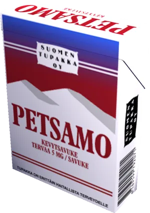 Petsamo Cigarette Pack Finnish Brand PNG Image