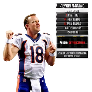 Peyton Manning All-time Great Png Eif29 PNG Image