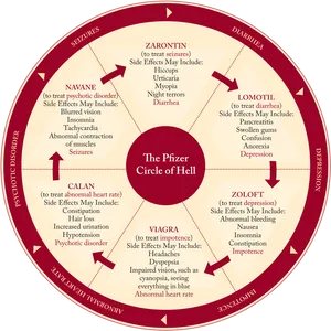 Pfizer Circleof Hell Infographic PNG Image