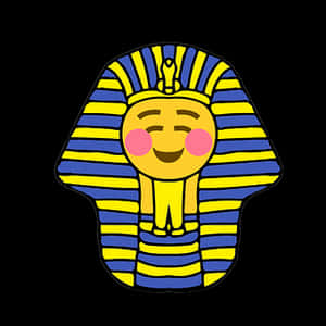Pharaoh Emoji Hybrid Graphic PNG image with transparent background