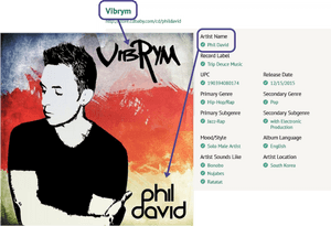 Phil David Vibrym Album Artwork PNG image with transparent background