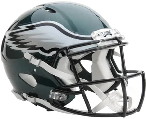 Philadelphia Eagles Football Helmet PNG Image