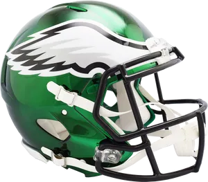 Philadelphia Eagles Football Helmet PNG Image