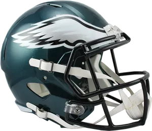 Philadelphia Eagles Football Helmet PNG Image