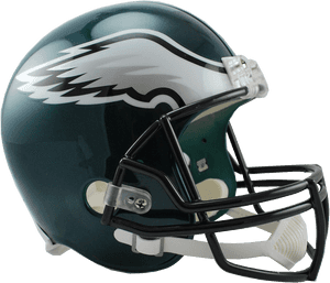 Philadelphia Eagles Vsr4 Replica Helmet - Philadelphia Eagles Helmet, HD Png Download PNG image with transparent background