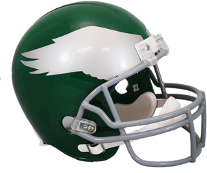 Philadelphia Eagles Vsr4 Replica Throwback Helmet - Philadelphia Eagles Throwback Helmets, HD Png Download PNG image with transparent background