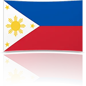 Philippine Flag Reflection PNG Image