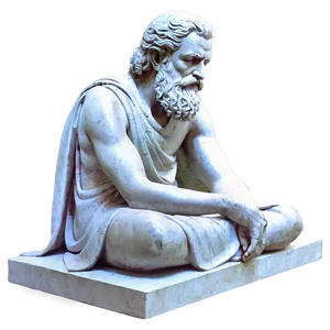 Philosopher Statue Png Vvy64 PNG Image