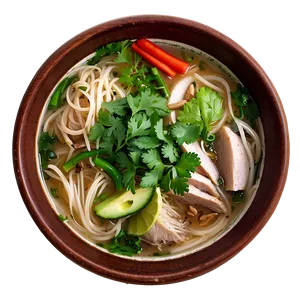 Pho In A Large Bowl Png 06202024 PNG Image