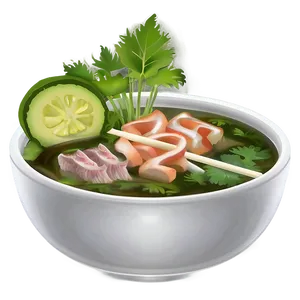 Pho In A Large Bowl Png Vmm40 PNG Image