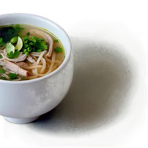 Pho Soup Bowl Top View Png 50 PNG Image