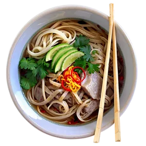 Pho With Egg Noodles Png Rmv58 PNG Image