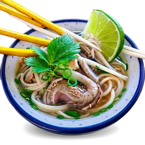 Pho With Thick Noodles Png 06202024 PNG Image