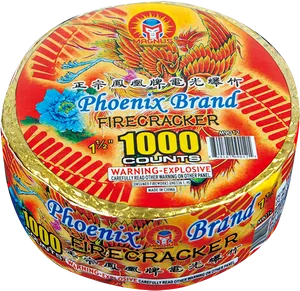 Phoenix Brand Firecracker Pack1000 Counts PNG Image