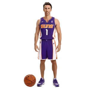 Phoenix Suns Star Steve Nash Png Hsk13 PNG Image