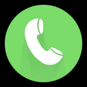 Phone App Icon Green Background PNG image with transparent background