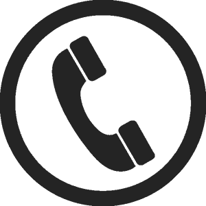 Phone Icon Blackand White PNG