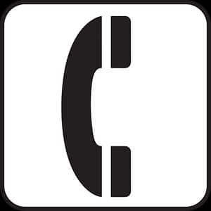 Phone Icon Simple Blackand White PNG with transparent background