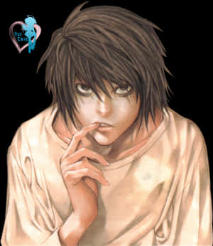 Photo 9652 Render Death Note L 2 Kzkggaa - L Name Death Note, HD Png Download PNG image with transparent background