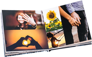 Photo Album Memories PNG with transparent background