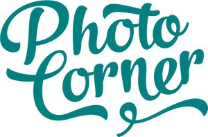 Photo Corner Logo Design PNG Image