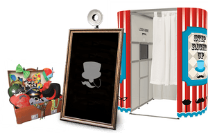 Photobooth Setupand Props PNG image with transparent background