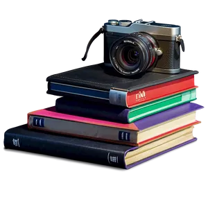 Photography Books Stack Png Hhp PNG Image