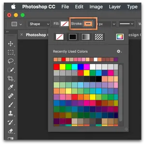 Photoshop C C Color Palette Interface PNG Image