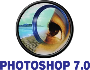 Photoshop7.0_ Eye Beach Reflection PNG Image