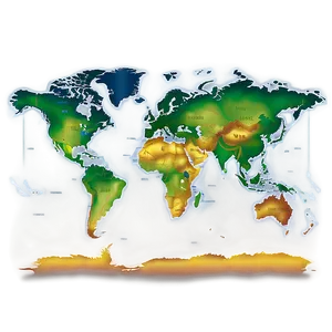 Physical World Map Vector Png Irh60 PNG Image