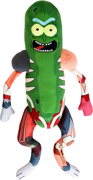 Pickle Rick Plush Toy PNG Image