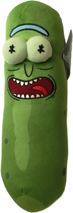 Pickle Rick Plush Toy PNG Image